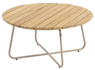 VERDI Стол кофейный dia 73 &times; 35 см Teak/Latte
