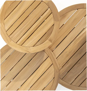 VOLTA үстел демалыс аймағына арналған &Oslash; 80 &times; 30 см, teak / anthracite
