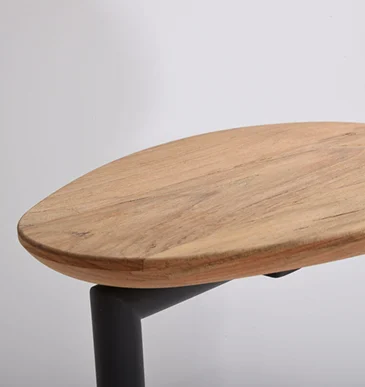 CLEVER үстел демалыс аймағына арналған тик ағашы/Anthracite