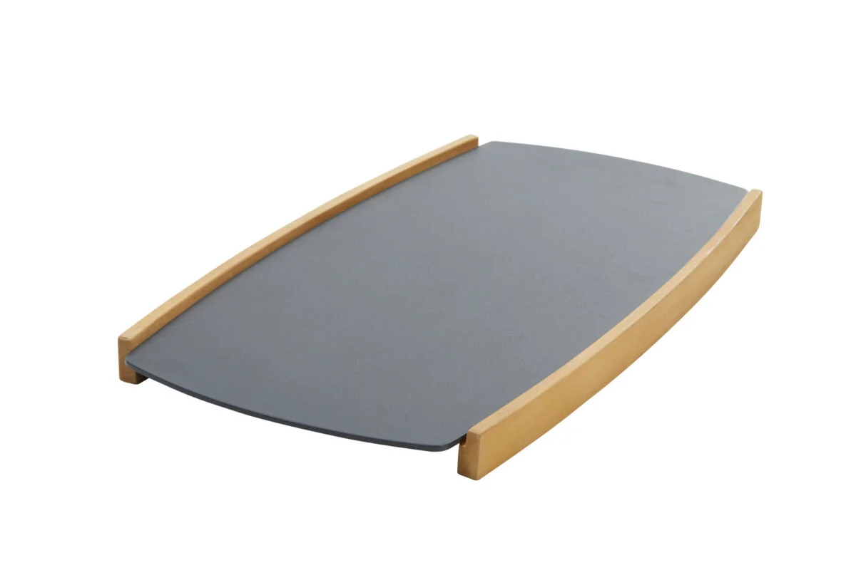 LUZ Поднос Teak/Alu Anthracite