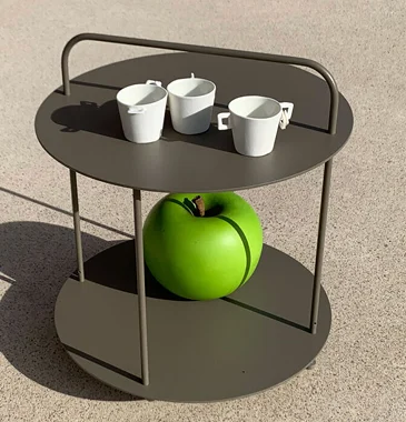 PLIP ALU SIDE TABLE шағын үстел демалыс аймағына арналған 40 см