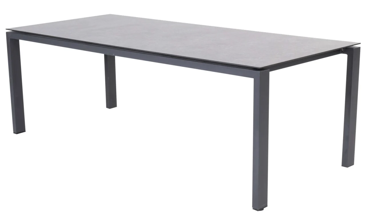 Обеденный стол из алюминия GOA 220 &times; 95 см Slate Аnthracite