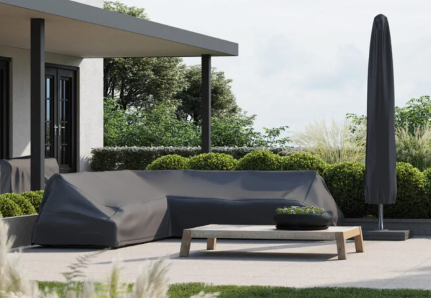 Бұрыштық диванға арналған ALTEZZA 310 × 310 × 90 × 65/90 см қорғаныш тысы