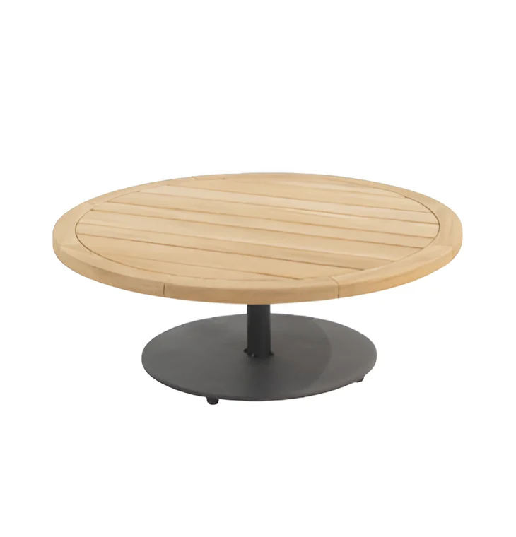 VOLTA Стол кофейный dia 80 × 30 см, teak / anthracite